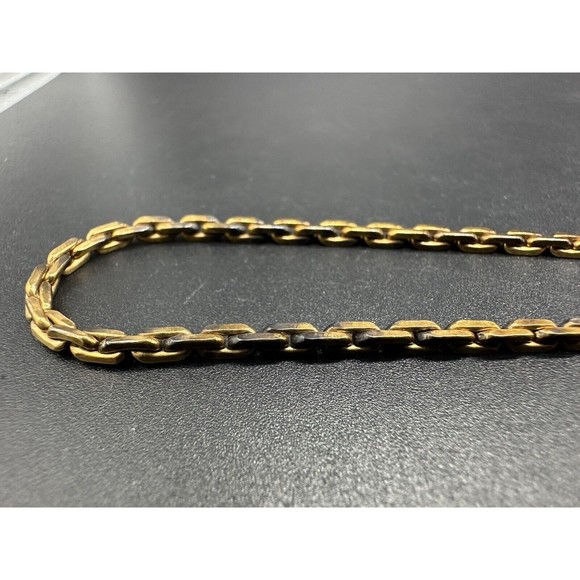 Vintage 1/20 12k Gold Filled Fancy Link Necklace 30" 3mm 27Gs - Picture 5 of 8